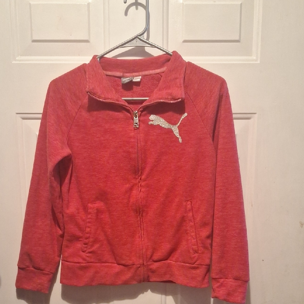 Puma Teen Fushia Zip-Up Jacket